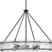 Myhouse Lighting Progress Lighting - P400355-31M - Six Light Chandelier - Rivera - Matte Black