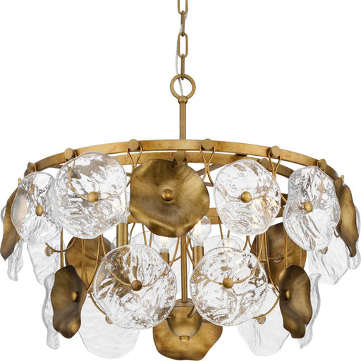 Myhouse Lighting Progress Lighting - P400364-204 - Six Light Chandelier - Loretta - Gold Ombre