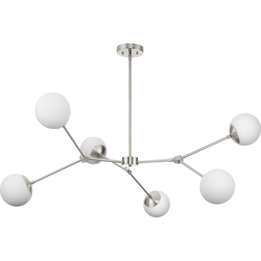 Myhouse Lighting Progress Lighting - P400378-009 - Six Light Chandelier - Haas - Brushed Nickel