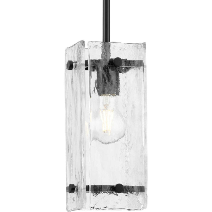 Myhouse Lighting Progress Lighting - P500434-31M - One Light Pendant - Rivera - Matte Black