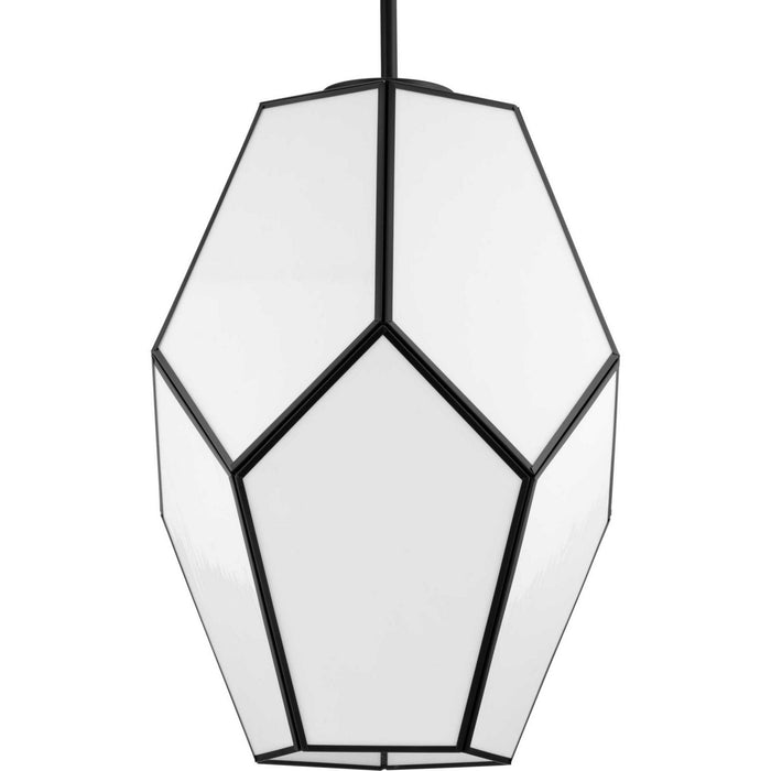 Myhouse Lighting Progress Lighting - P500436-31M - One Light Pendant - Latham - Matte Black