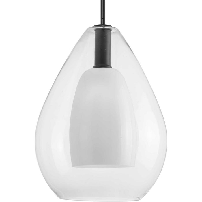 Myhouse Lighting Progress Lighting - P500439-31M - One Light Pendant - Carillon - Matte Black