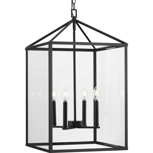 Myhouse Lighting Progress Lighting - P500441-31M - Four Light Foyer Pendant - Hillcrest - Matte Black