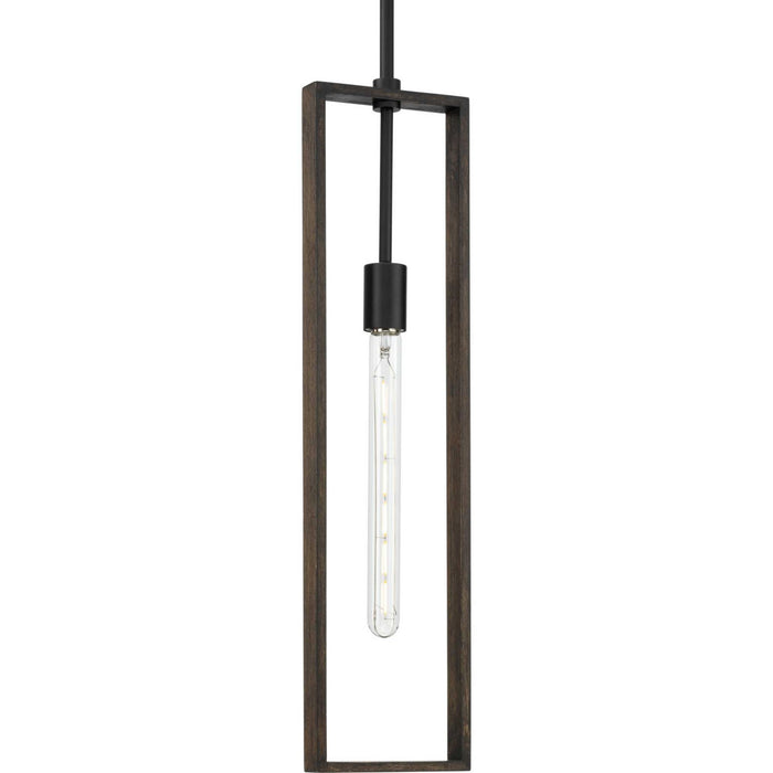 Myhouse Lighting Progress Lighting - P500444-31M - One Light Pendant - Boundary - Matte Black