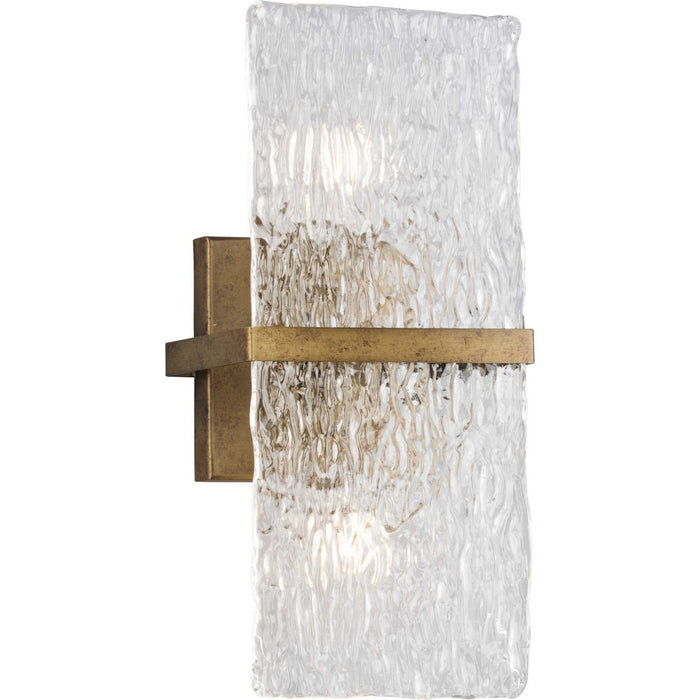 Myhouse Lighting Progress Lighting - P710125-204 - Two Light Wall Sconce - Chevall - Gold Ombre