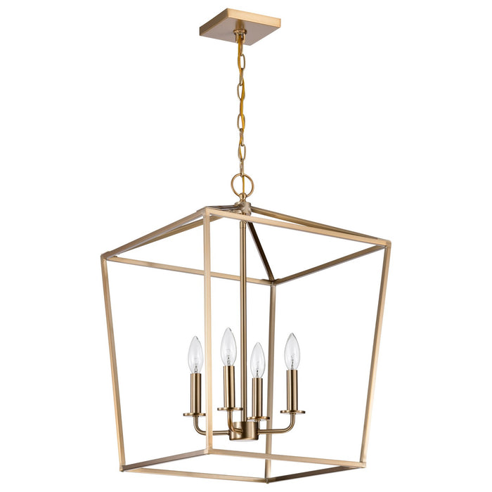 Myhouse Lighting Nuvo Lighting - 60-7931 - Four Light Pendant - Emma - Burnished Brass