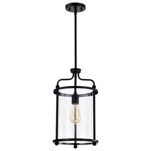 Myhouse Lighting Nuvo Lighting - 60-7945 - One Light Pendant - Yorktown - Matte Black