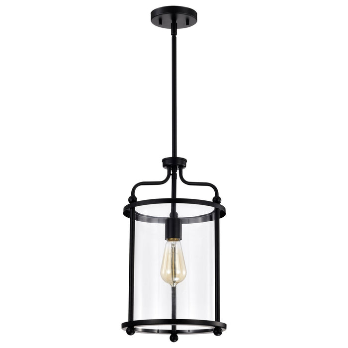 Myhouse Lighting Nuvo Lighting - 60-7945 - One Light Pendant - Yorktown - Matte Black