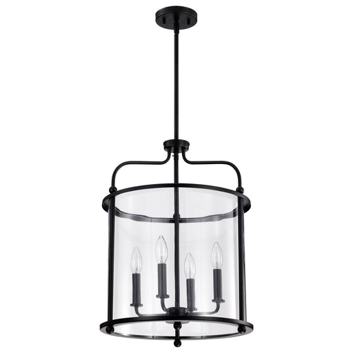 Myhouse Lighting Nuvo Lighting - 60-7946 - Four Light Pendant - Yorktown - Matte Black