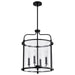 Myhouse Lighting Nuvo Lighting - 60-7946 - Four Light Pendant - Yorktown - Matte Black