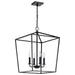 Myhouse Lighting Nuvo Lighting - 60-7951 - Four Light Pendant - Emma - Dark Bronze