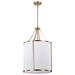 Myhouse Lighting Nuvo Lighting - 60-7962 - Three Light Pendant - Easton - Burnished Brass