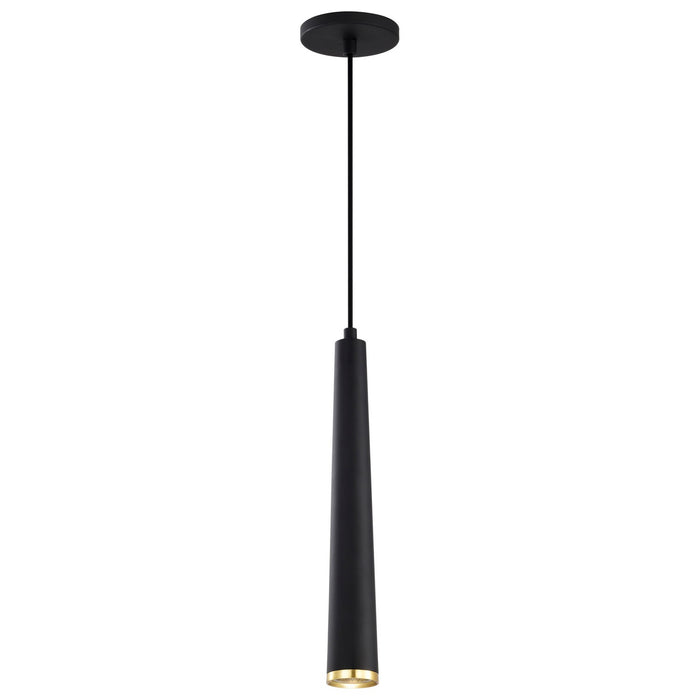 Myhouse Lighting Nuvo Lighting - 62-828 - LED Pendant - Melrose - Matte Black / Brushed Brass