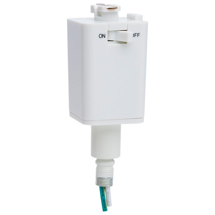Myhouse Lighting Nuvo Lighting - TP244 - Pendant Track Adaptor- Stem Hung - White