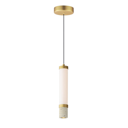 Myhouse Lighting ET2 - E11051-01TVGLD - LED Pendant - Travertine - Travertine / Gold