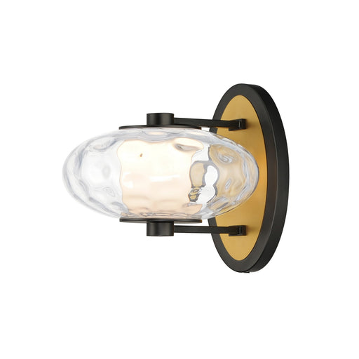 Myhouse Lighting ET2 - E24030-24BKNAB - LED Wall Sconce - Amulet - Black / Natural Aged Brass