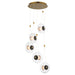 Myhouse Lighting ET2 - E24035-24BKNAB - LED Pendant - Amulet - Black / Natural Aged Brass