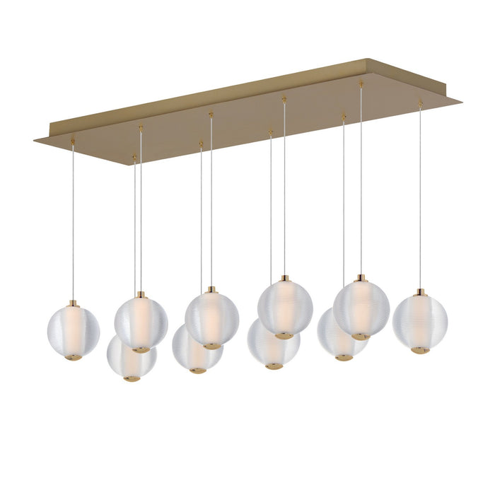 Myhouse Lighting ET2 - E24648-144GLD - LED Linear Pendant - Rhythm - Gold