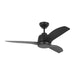 Myhouse Lighting Visual Comfort Fan - 3AVLCR44MBKD - 44"Ceiling Fan - Avila - Midnight Black