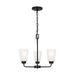 Myhouse Lighting Generation Lighting. - 3115203-112 - Three Light Chandelier - Kerrville - Midnight Black