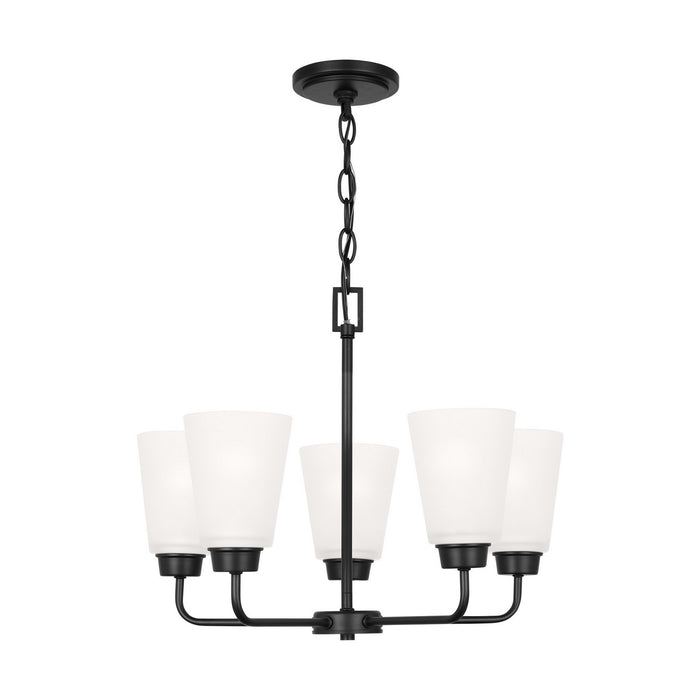 Myhouse Lighting Generation Lighting. - 3115205-112 - Five Light Chandelier - Kerrville - Midnight Black