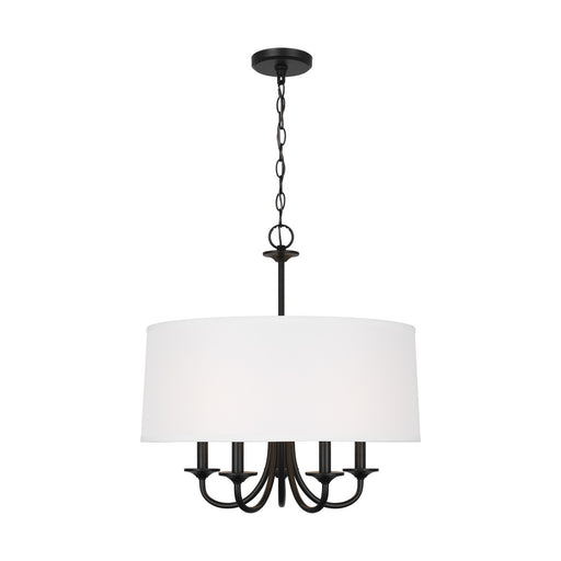 Myhouse Lighting Generation Lighting. - 3320205-112 - Five Light Chandelier - Seville - Midnight Black