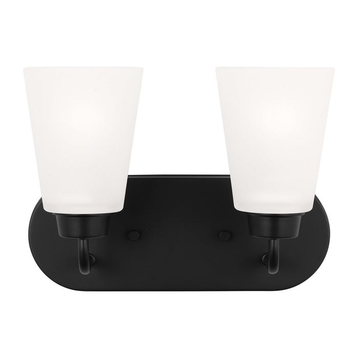 Myhouse Lighting Generation Lighting. - 4415202-112 - Two Light Wall / Bath - Kerrville - Midnight Black