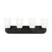 Myhouse Lighting Generation Lighting. - 4415204-112 - Four Light Wall / Bath - Kerrville - Midnight Black