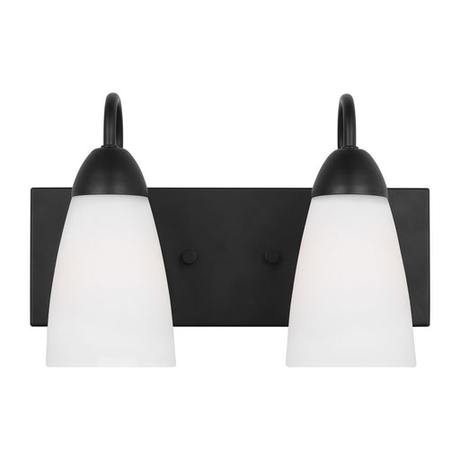 Myhouse Lighting Generation Lighting. - 4420202-112 - Two Light Wall / Bath - Seville - Midnight Black