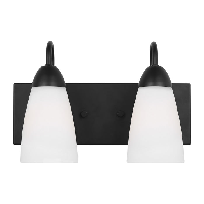 Myhouse Lighting Generation Lighting. - 4420202-112 - Two Light Wall / Bath - Seville - Midnight Black