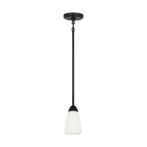 Myhouse Lighting Generation Lighting. - 6120201-112 - One Light Mini Pendant - Seville - Midnight Black