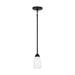 Myhouse Lighting Generation Lighting. - 6120201-112 - One Light Mini Pendant - Seville - Midnight Black