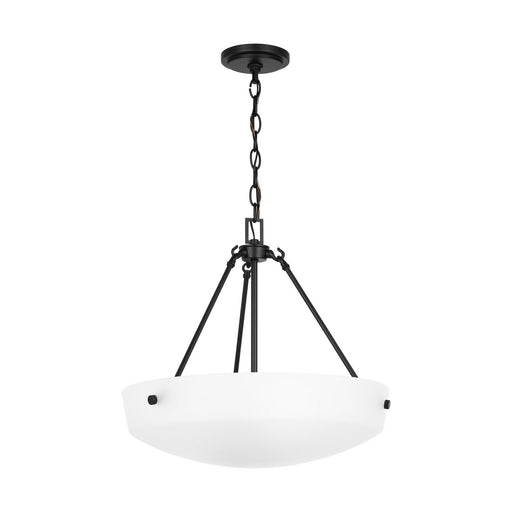 Myhouse Lighting Generation Lighting. - 6615203-112 - Three Light Pendant - Kerrville - Midnight Black