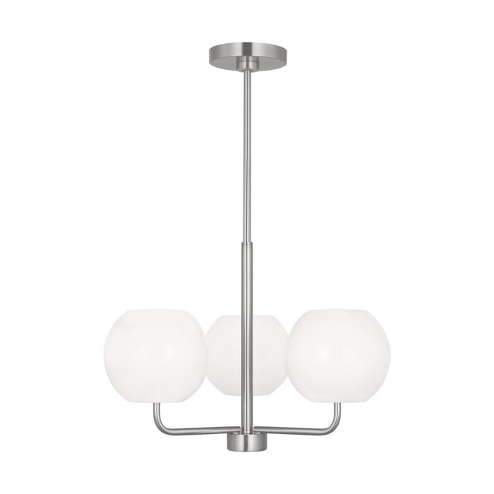 Myhouse Lighting Generation Lighting. - GLC1043BS - Three Light Chandelier - Rory - Brushed Steel