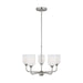 Myhouse Lighting Generation Lighting. - GLC1085BS - Five Light Chandelier - Emile - Brushed Steel