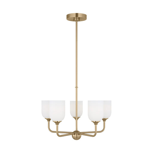 Myhouse Lighting Generation Lighting. - GLC1085SB - Five Light Chandelier - Emile - Satin Bronze