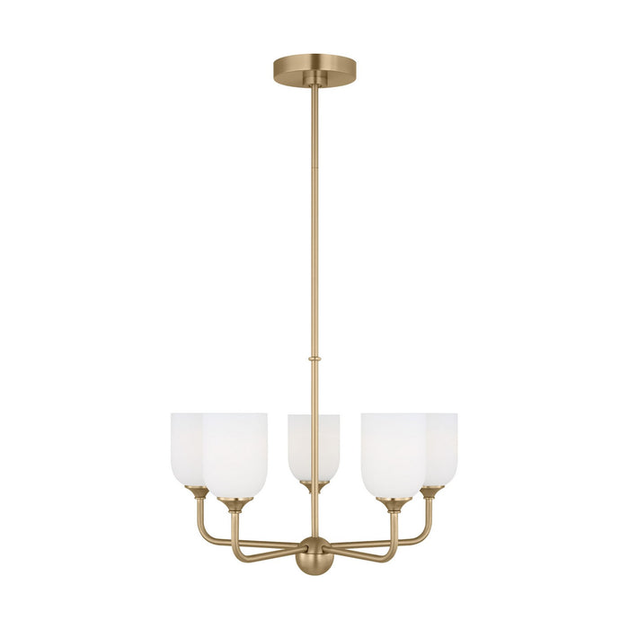 Myhouse Lighting Generation Lighting. - GLC1085SB - Five Light Chandelier - Emile - Satin Bronze