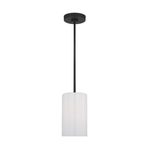 Myhouse Lighting Generation Lighting. - GLP1001MBK - One Light Mini Pendant - Rhett - Midnight Black