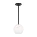 Myhouse Lighting Generation Lighting. - GLP1011MBK - One Light Mini Pendant - Rory - Midnight Black