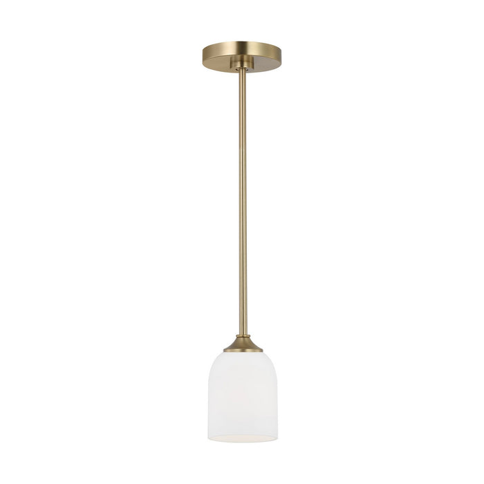 Myhouse Lighting Generation Lighting. - GLP1021SB - One Light Mini Pendant - Emile - Satin Bronze