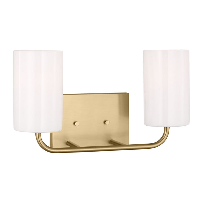 Myhouse Lighting Generation Lighting. - GLV1002SB - Two Light Vanity - Rhett - Satin Bronze