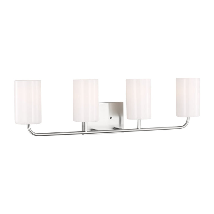 Myhouse Lighting Generation Lighting. - GLV1004BS - Four Light Vanity - Rhett - Brushed Steel