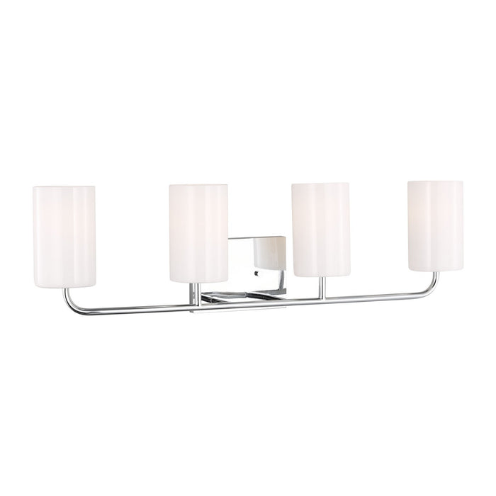 Myhouse Lighting Generation Lighting. - GLV1004CH - Four Light Vanity - Rhett - Chrome