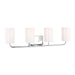 Myhouse Lighting Generation Lighting. - GLV1004CH - Four Light Vanity - Rhett - Chrome