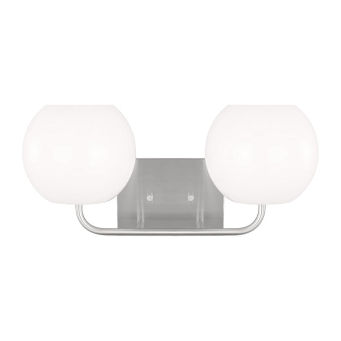 Myhouse Lighting Generation Lighting. - GLV1012BS - Two Light Vanity - Rory - Brushed Steel