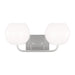 Myhouse Lighting Generation Lighting. - GLV1012BS - Two Light Vanity - Rory - Brushed Steel