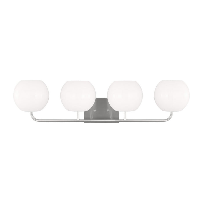 Myhouse Lighting Generation Lighting. - GLV1014BS - Four Light Vanity - Rory - Brushed Steel