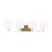 Myhouse Lighting Generation Lighting. - GLV1014SB - Four Light Vanity - Rory - Satin Bronze