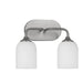 Myhouse Lighting Generation Lighting. - GLV1022BS - Two Light Vanity - Emile - Brushed Steel