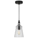 Myhouse Lighting Generation Lighting. - P1449MBK - One Light Mini Pendant - Loras - Midnight Black